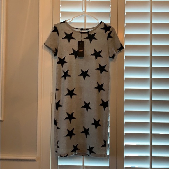 Only Dresses & Skirts - DRESS Grey with black ⭐️